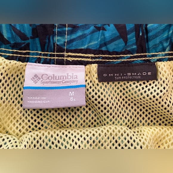 Columbia Men’s Flatwater Run Printed Omni-Shade Shorts-Trunks NWT - Picture 3 of 7